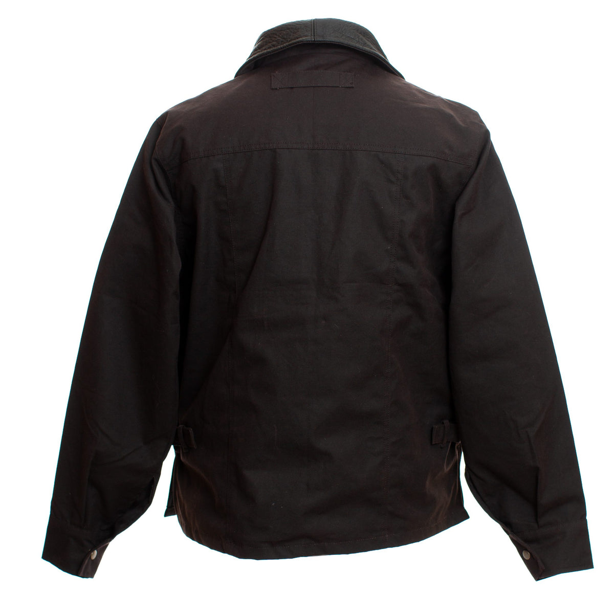 Men’s Oilskin Concealed Carry Jacket in Brown
