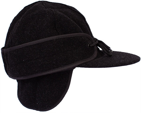 Yukon Wool Cap in Black