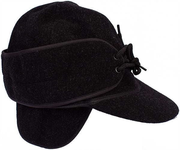 Mackenzie Wool Cap in Black
