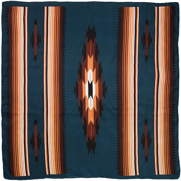 Aztec Wild Rags — Teal Tan