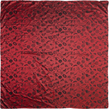 Cowboy Logo Baroque Wild Rag in Blush