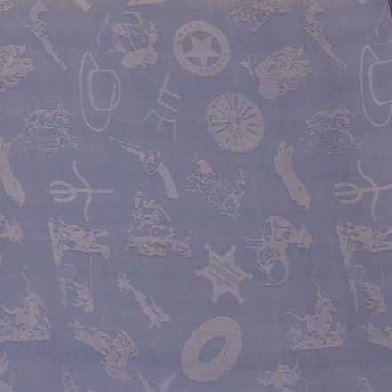 Cowboy Logo Wild Rags in Aqua