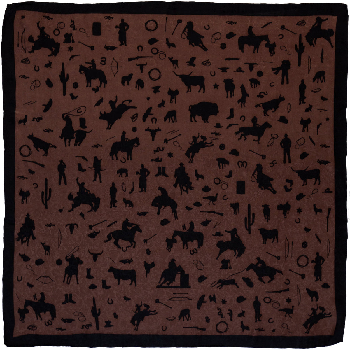 Cowboy Silhouette Wild Rag