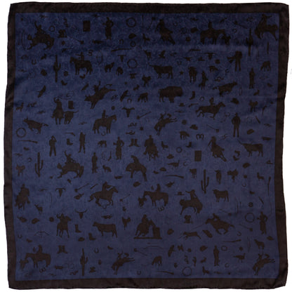 Cowboy Silhouette Wild Rag