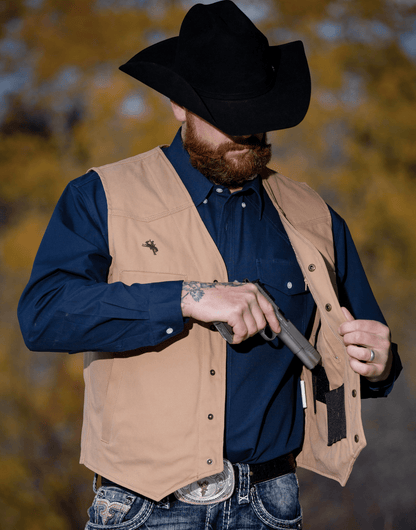 Men’s Texas Concealed Carry Vest in Black