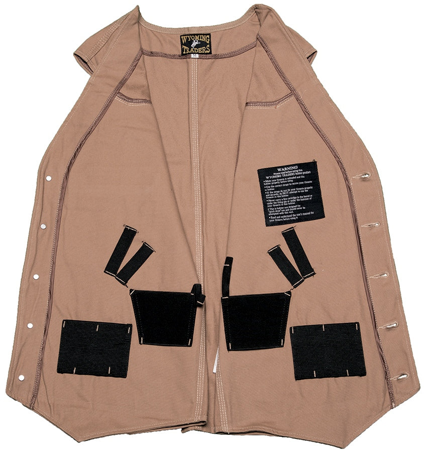 Men’s Texas Concealed Carry Vest in Chocolate