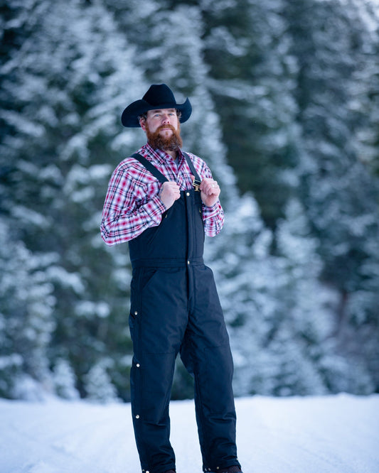 Men's Oxford Bibs in Black