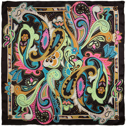Charmeuse Wild Rags in #12 Peacock