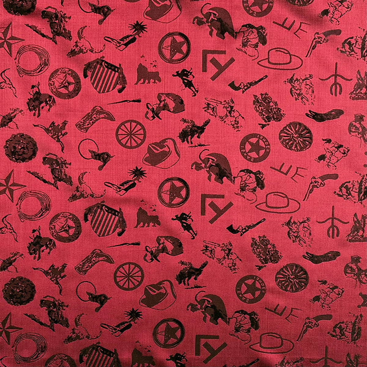 Cowboy Logo Baroque Wild Rag