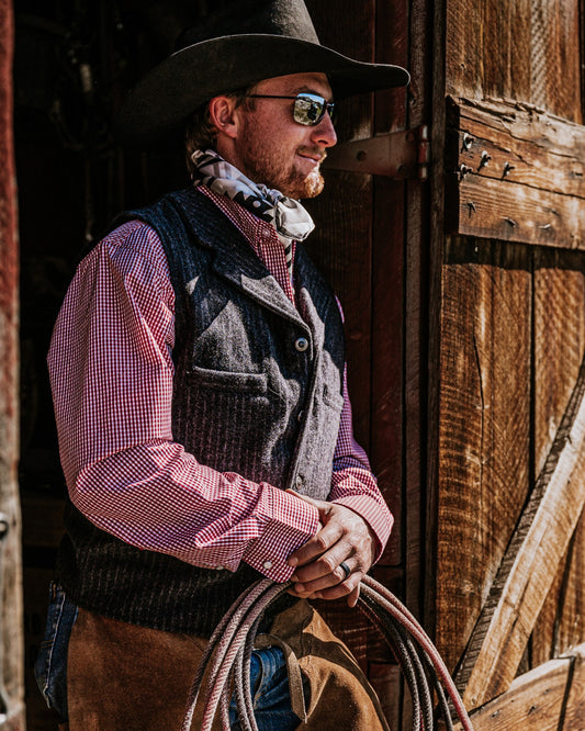 Men's Banker's Wool Vest