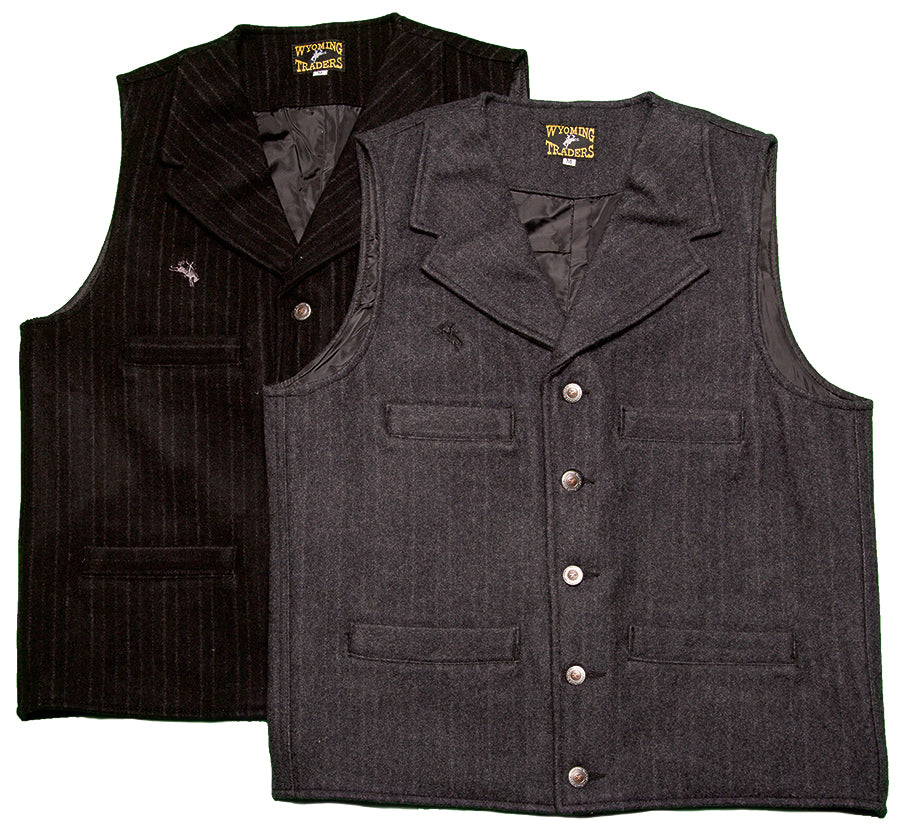 Men's Banker's Vest in Black