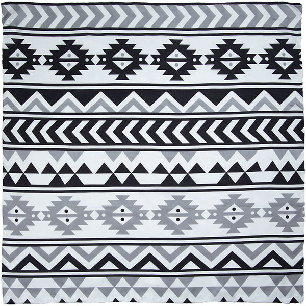 Southwest Wild Rags — #7 Black White