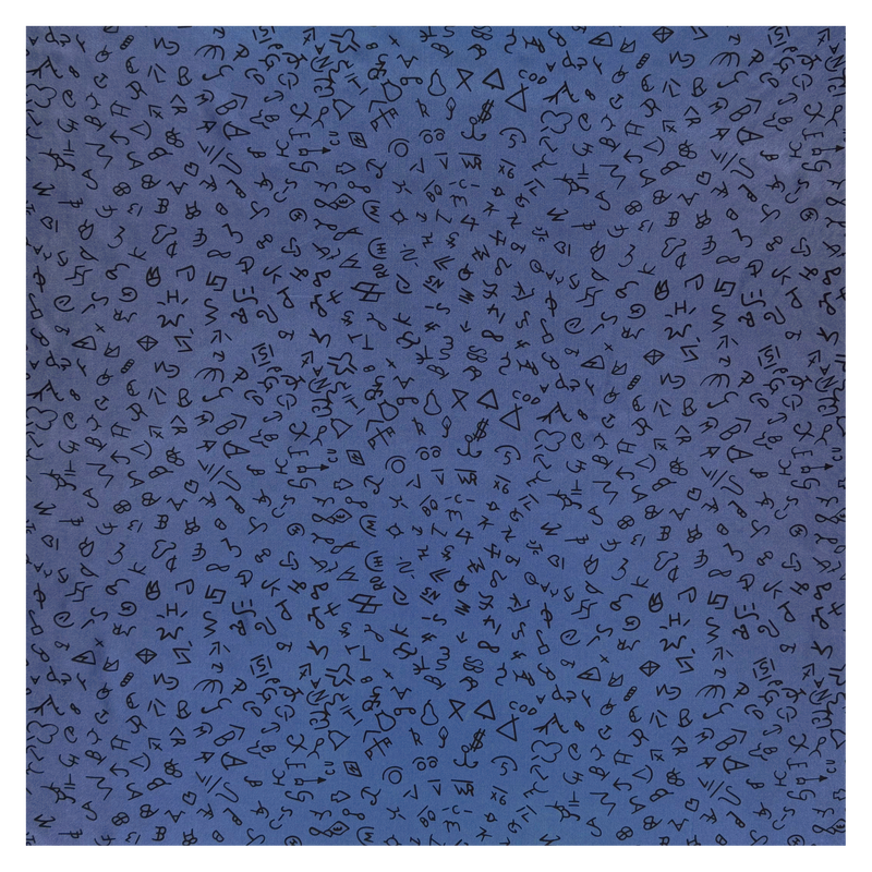 Brand Silk Wild Rags — Navy