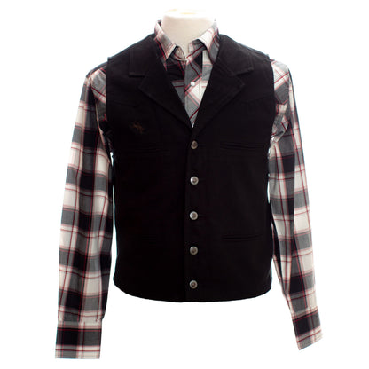 Bronco Vest Black Front