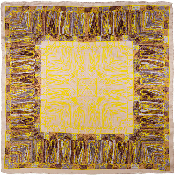 Satin Silk Wild Rags — #6 Brown