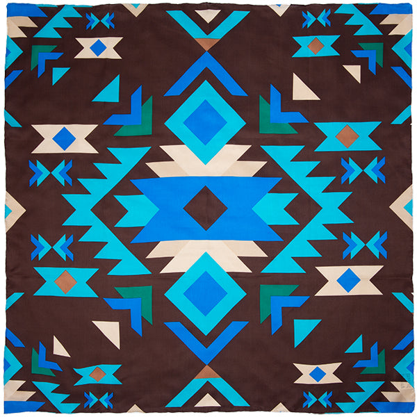 Southwest Wild Rags in #9 Brown Blue