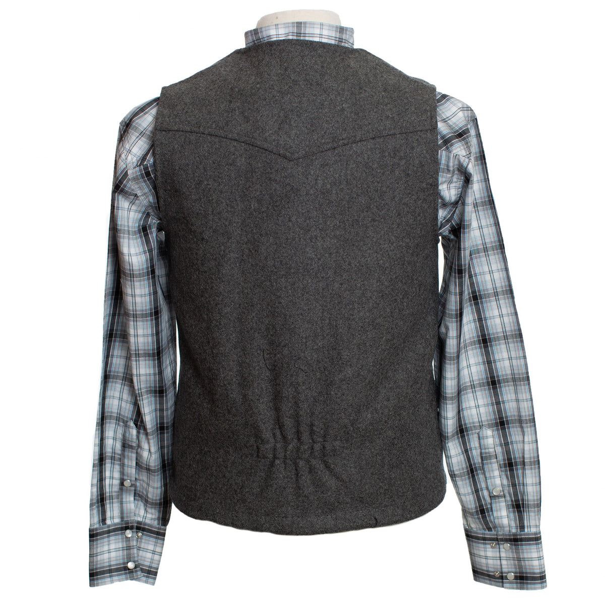 Buckaroo Vest Charcoal Back copy