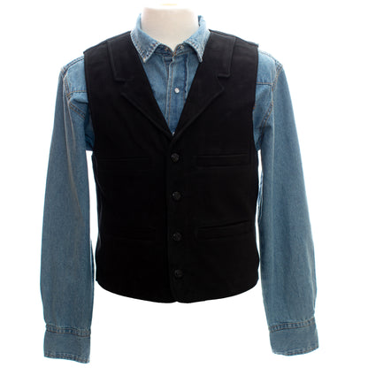 Men's Buffalo Vests in Black