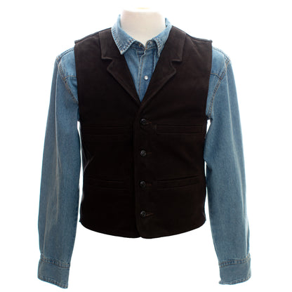 Men's Buffalo Vests in Black