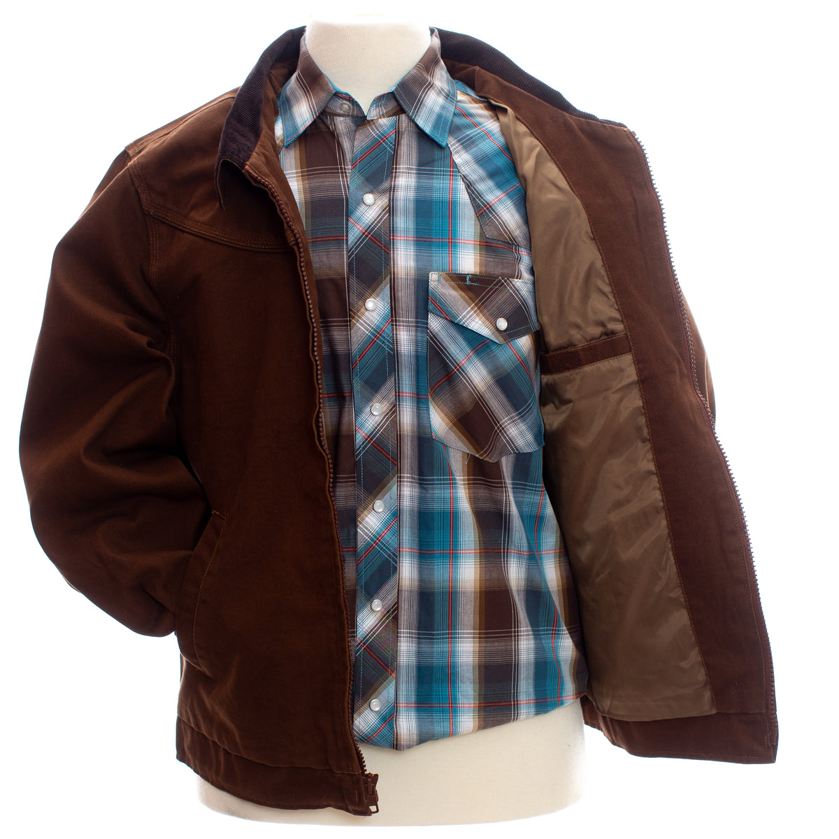 Men's Summer Jacket in Chocolate