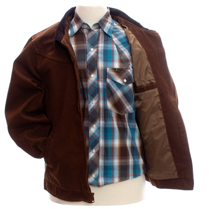 Men's Summer Jacket in Chocolate