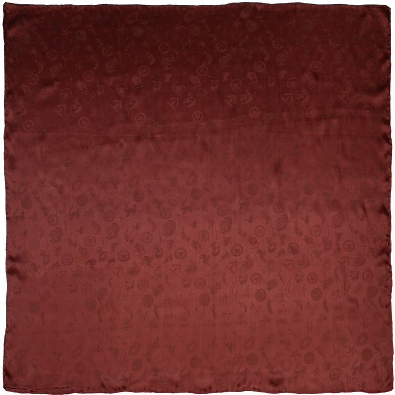 Cowboy Logo Wild Rags — Cranberry