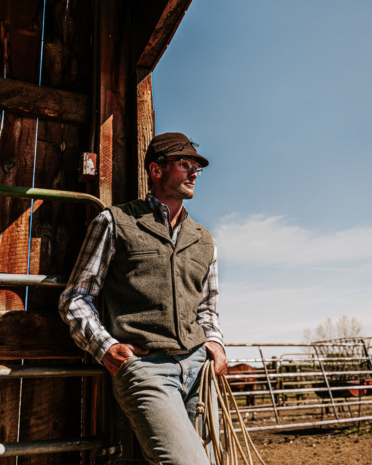 Men's Buckaroo Wool Vest