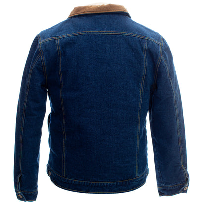 Men's Denim Sherpa Lined Jacket in Denim Jacket