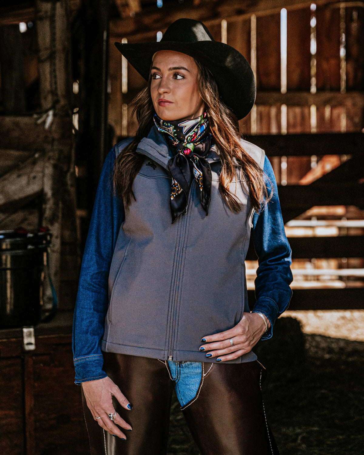Women's Ashley Vest in Black