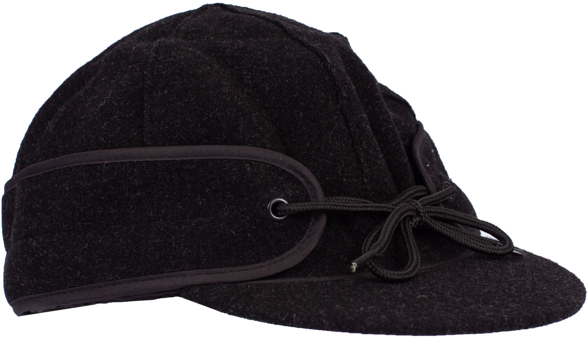 Fraser Wool Cap in Black