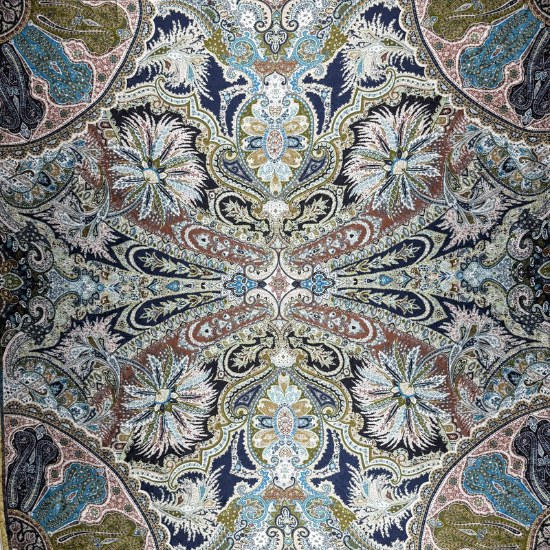 Paisley Wild Rags — Sage/White