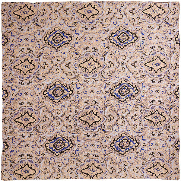 Paisley Wild Rags in Blue/Silver