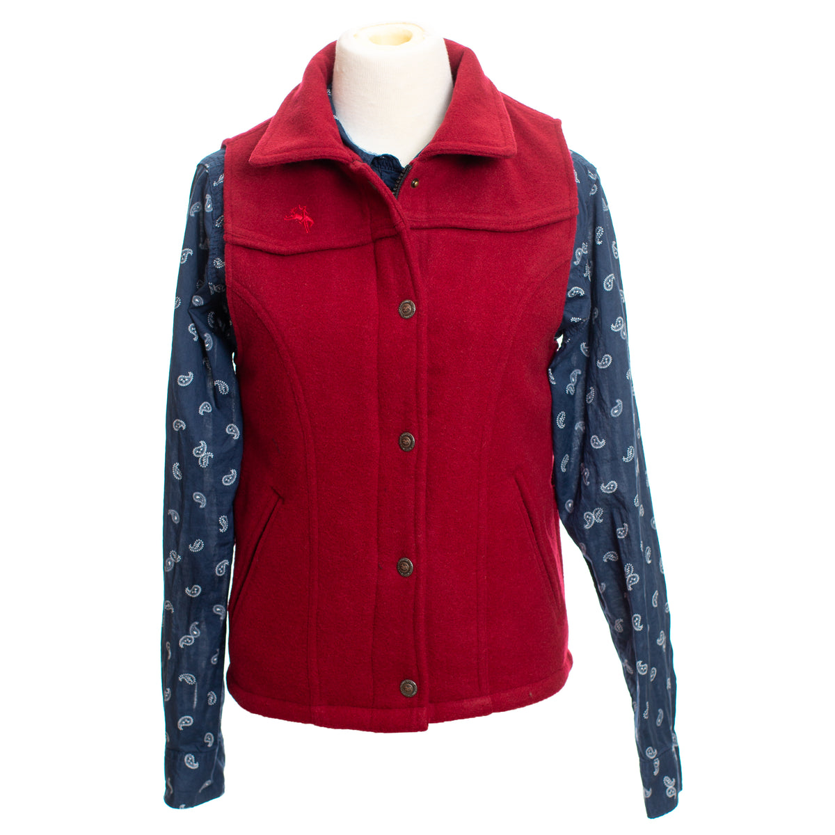Women's Montana Vest in Red