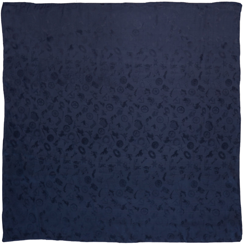 Cowboy Logo Wild Rags — Navy