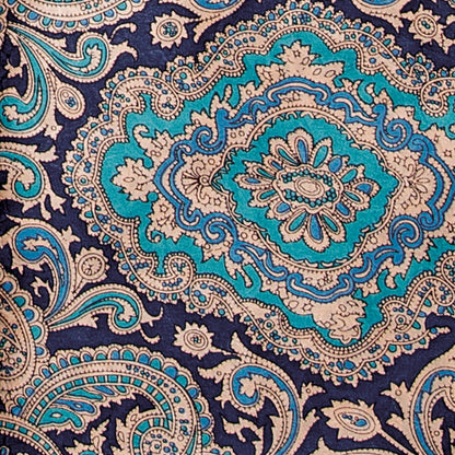 Paisley Wild Rags in Blue/Gold
