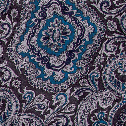 Paisley Wild Rags in Blue/Silver