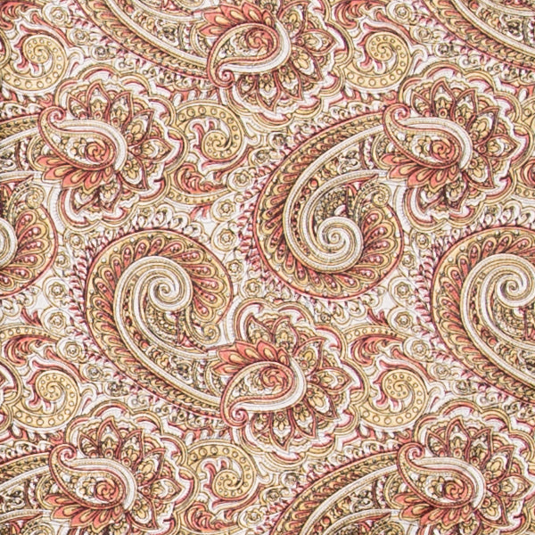 Paisley Wild Rags in Burgundy/White