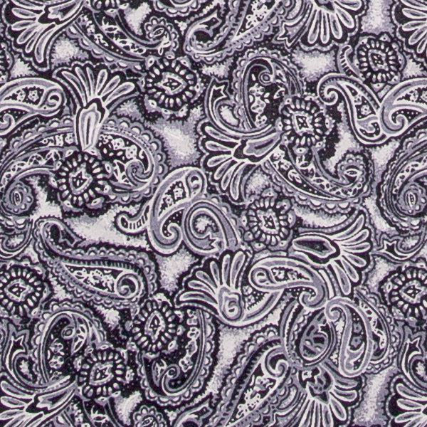 Paisley Wild Rags — Silver/Smoke
