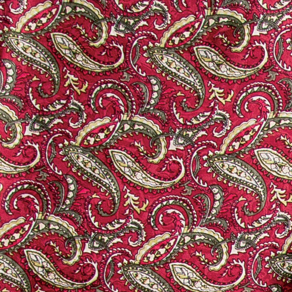 Paisley Wild Rags — Wine/Olive