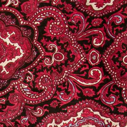Paisley Wild Rags in Red/Silver