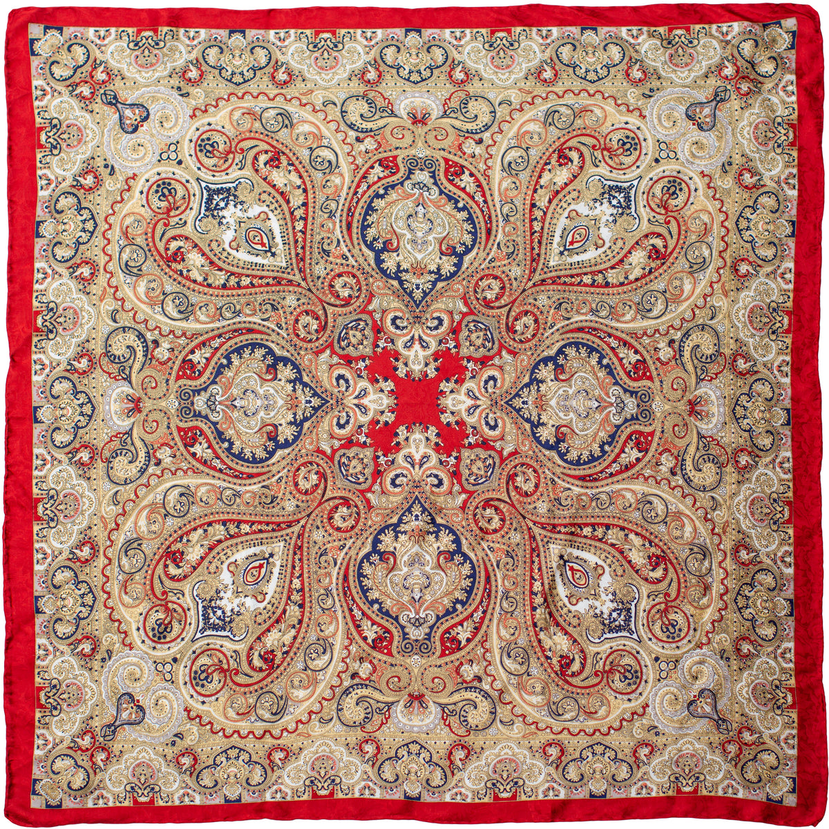 Paisley Wild Rags in Silver/Smoke