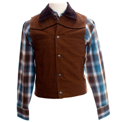 Sheridan Vest Chocolate Front