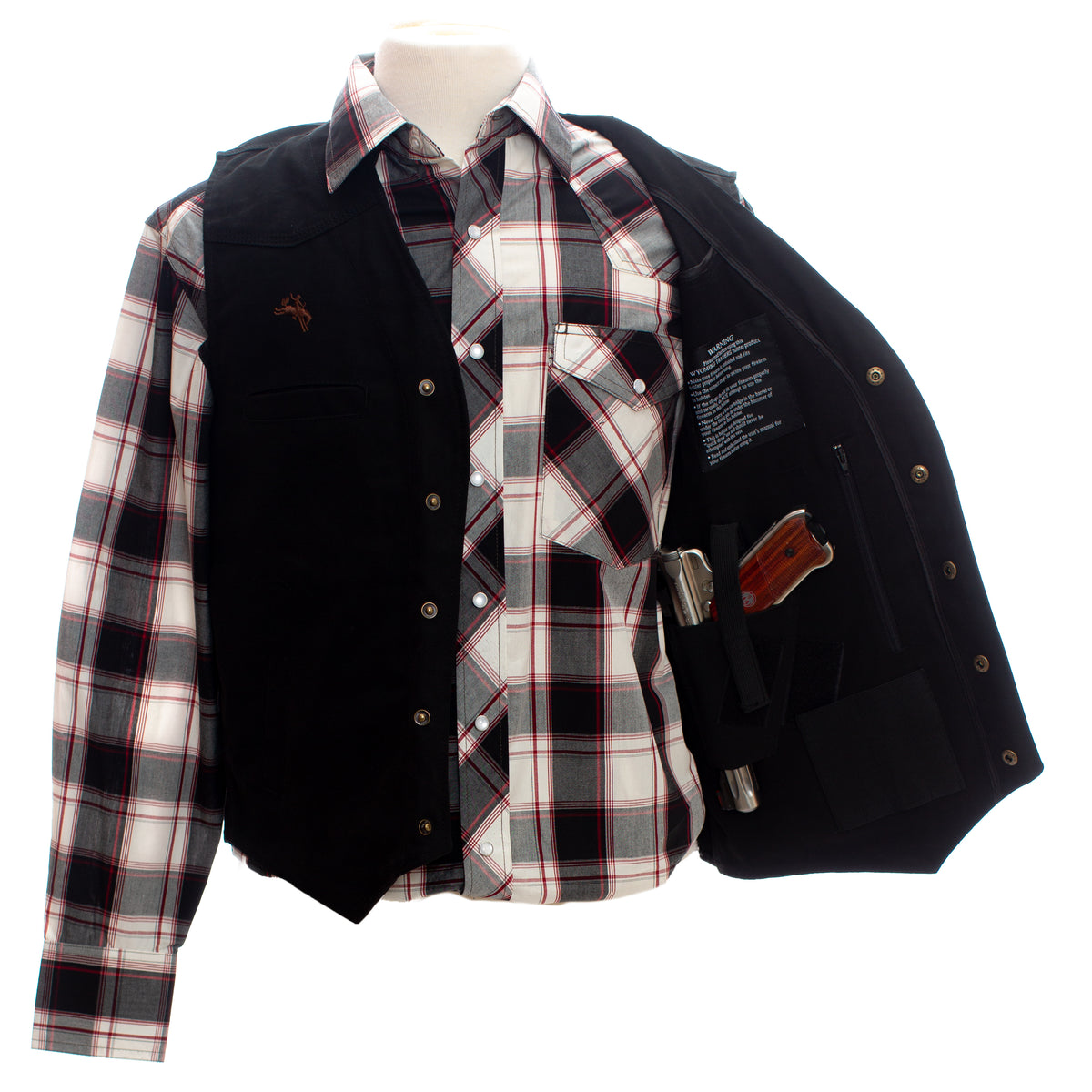 Men’s Texas Concealed Carry Vest in Black