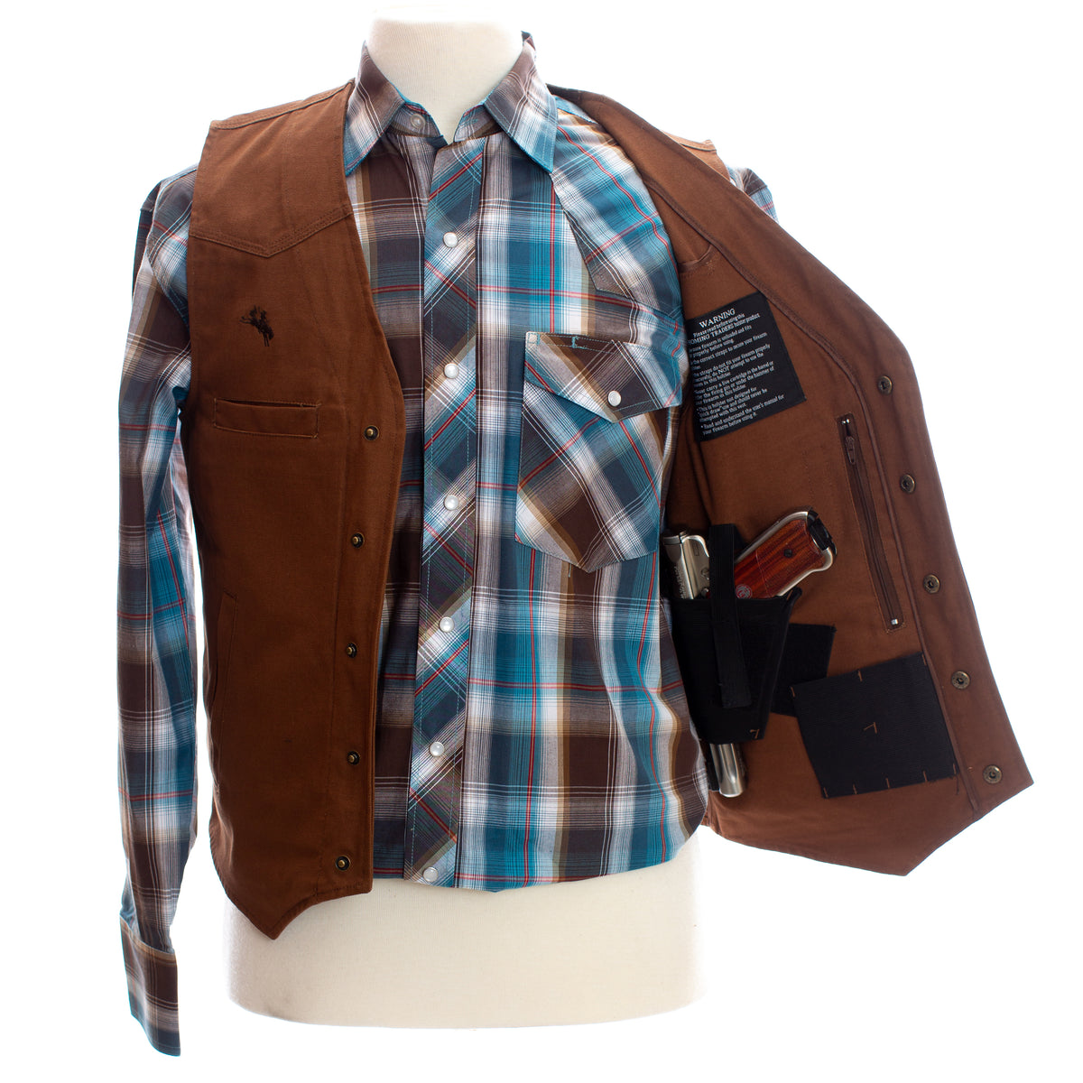 Men’s Texas Concealed Carry Vest in Black