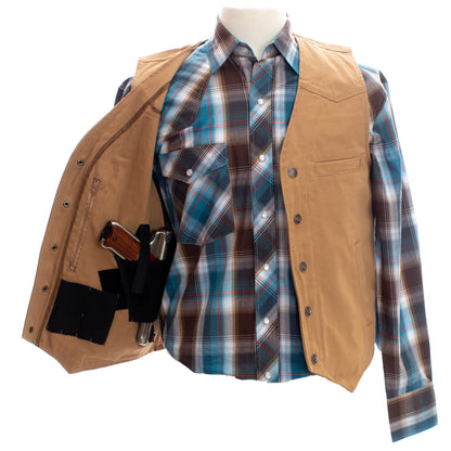 Men’s Texas Concealed Carry Vest in Black