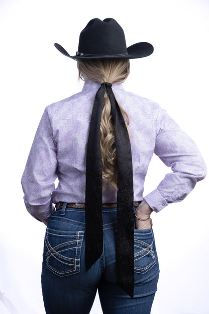 Skinny Scarves in Brand Navy