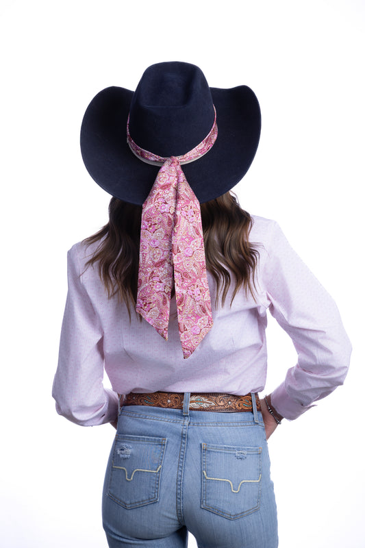 Skinny Scarves in Brand Black