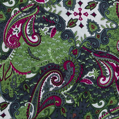 Paisley Wild Rags in Sage/White