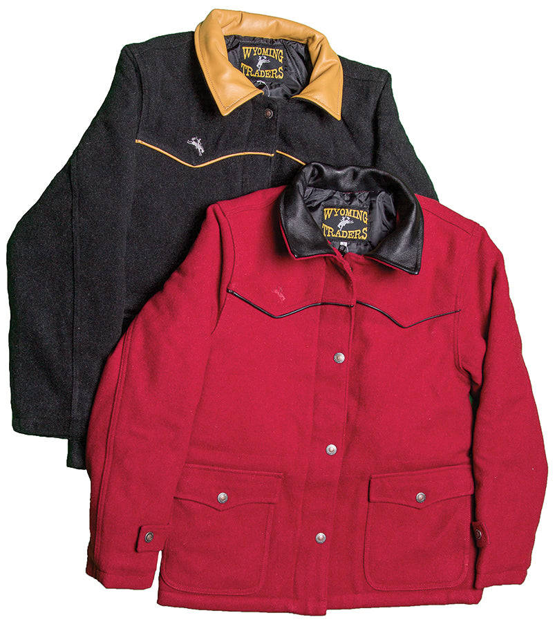 Women's Wool Ranch Coat in Black