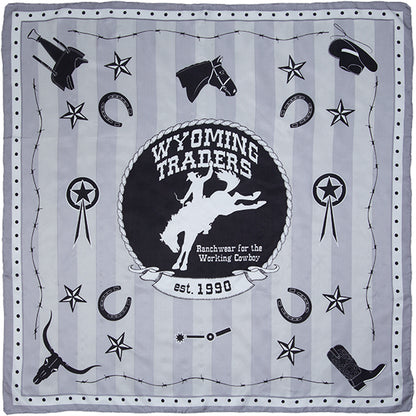 Wyoming Traders 30th Anniversary Silk Wild Rags in Cranberry